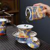 MULTIPOTENT Ceramic Crane Kung Fu Tea Set Gift Box