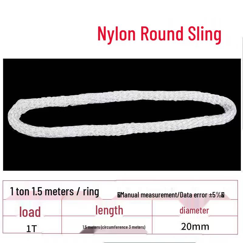 

Nylon Ring Lifting Sling with Double Buckles