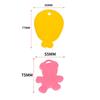 10pcs Cute Plastic Balloon Weights Bright Color Reusable Balloon Hanging Colorful Anti-floating Gravity Blocks Balloon