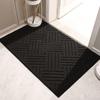 Premium Black Anti-Slip Entrance Doormat: Durable, High-Grade Mat for Entryway