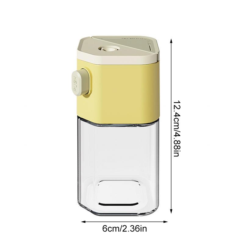 200ml Sealing Bottle Durable Spice Storage Practical Salt Shaker Safe Sealed Multi-function Press-to-dispense Convenient 1PC