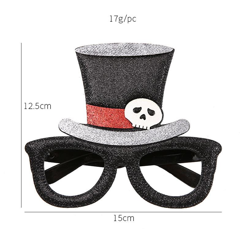 New Halloween Glasses Children's Funny Party Costumes Photo Prop Decorative Goods Skull-and-pumpkin Ghost Day Party