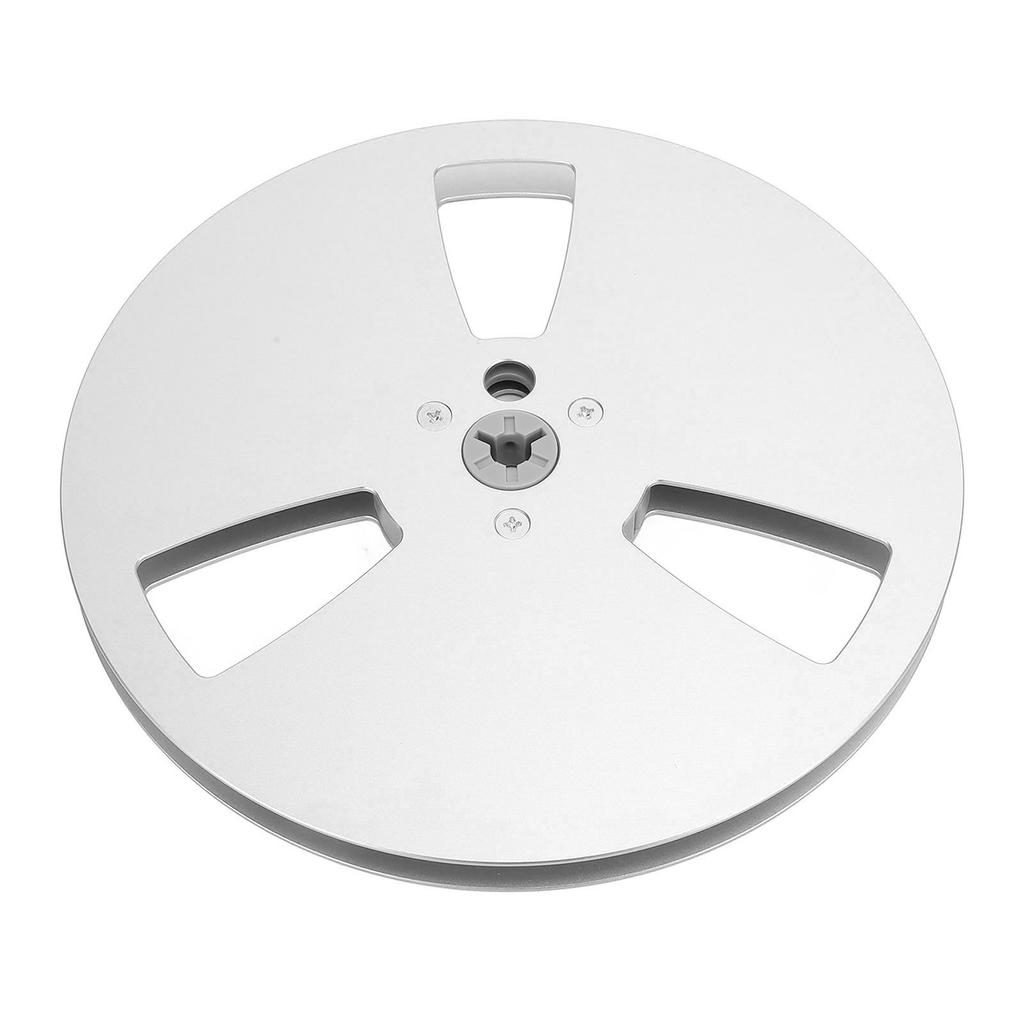 1 4 7 Inch Empty Tape Reel 3 Holes Aluminum Alloy Universal Open Reel Sound Takeup Reel for Reel to Reel Tape Player