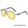 Men Driving Chameleon Sun Glasses for Day and Night Dual-use Male Color Change Lens Vision Polarized Photochromic Sunglasses