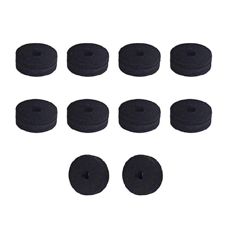 Pack Of 10 Professional Drum Felt Bottom Cover Drum Felt Bottom Covers Replacement Set For Superior Vibration Isolation