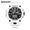 Sanda Youth Fashion Luminous Waterproof Shockproof Alarm Men's Watch