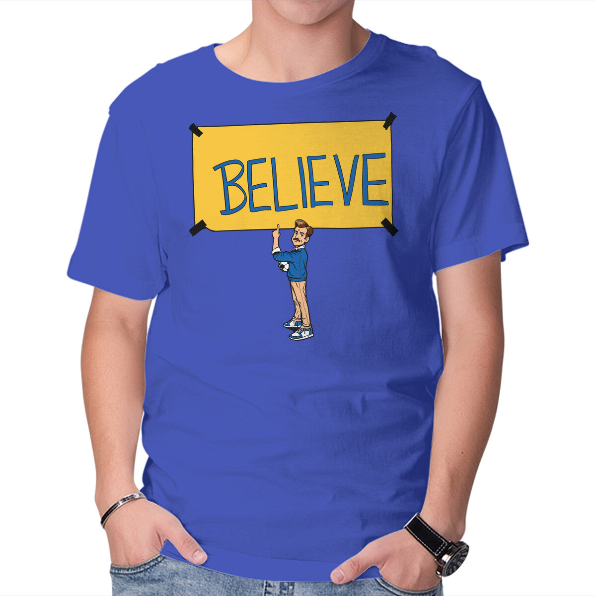 Unisex Crew Neck T-Shirt The Ultimate Trainer Graphic Short Sleeve Casual Tee S