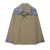 European & American Women's Retro Plaid Double-Sided Lapel Scarf Jacket