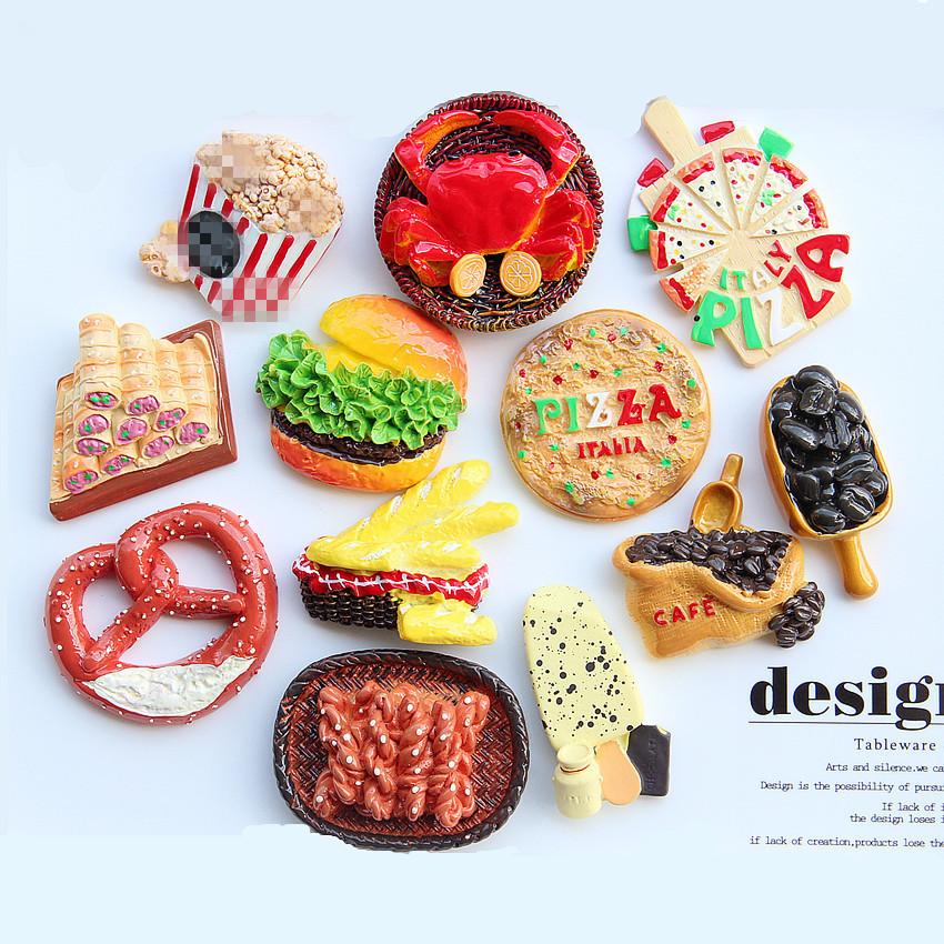 

Наклейка на холодильник для гурманов, креативная наклейка на холодильник из магнитной смолы для пищевых продуктов