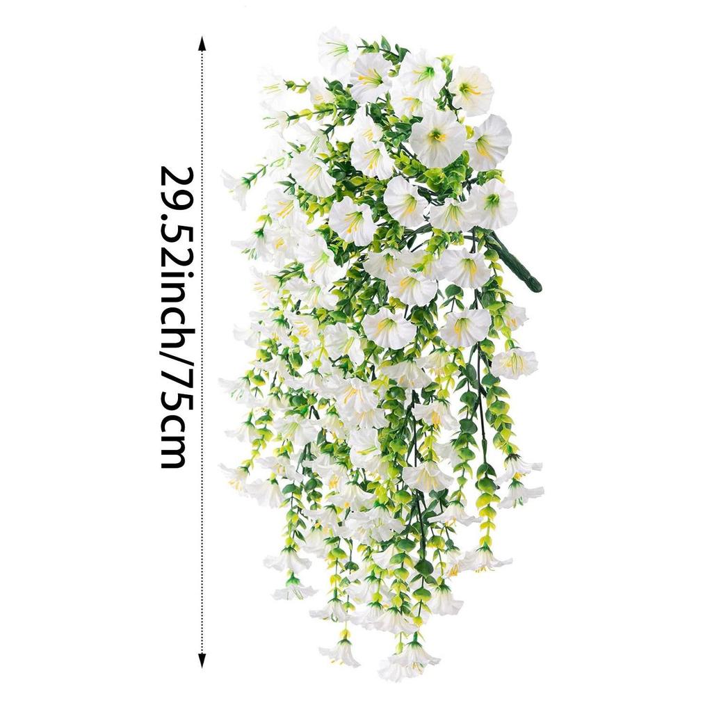 Artificial Eucalyptus & Morning Glory Wall Hanging for Home & Wedding Decor