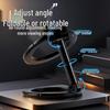 Foldable Magnetic Car Phone Holder - 360° Rotating Dashboard Mount