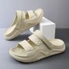 Sandals men's summer casual outdoor wear beach slippers lightweight thickened breathable dual-purpose non-slip driving cool slippers