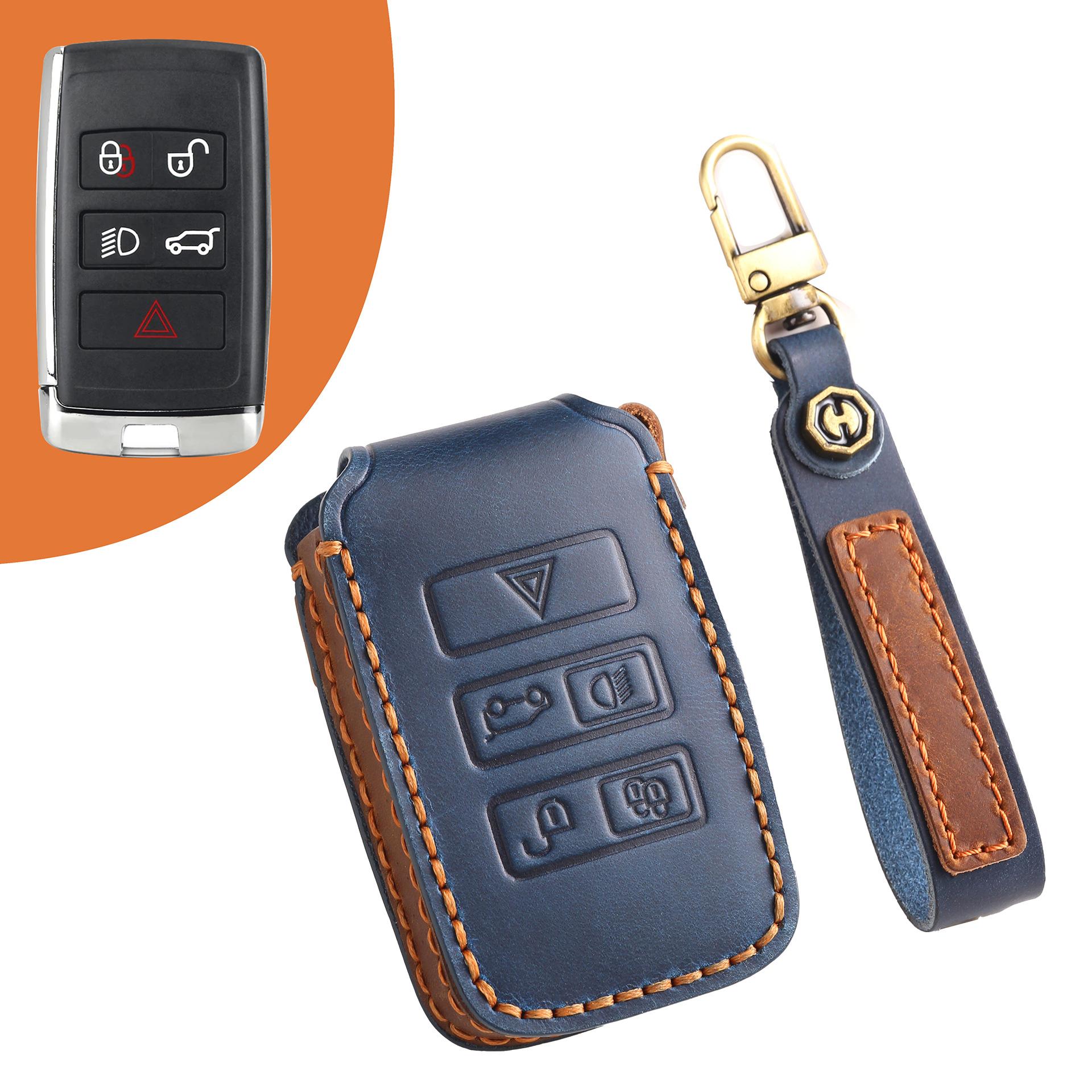 

Подходит для комплекта ключей Land Rover Range Rover Sport Aurora Discovery Discovery 5/4 Jaguar Xel из натуральной кожи