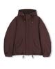 Beslow Oversized M65 Hood Short Down Parka Brown