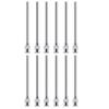 Pack of 12 Long Lastingly Stainless Steel Needle 50mm for Accurate Adhesive Dispensing with Enhancing Flows In DIY Projects