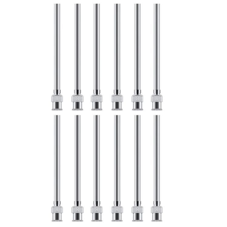 

Pack of 12 Long Lastingly Stainless Steel Needle 50mm for Accurate Adhesive Dispensing with Enhancing Flows in DIY Projects