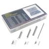 WMYCONGCONG 200-Piece Compression and Extension Spring Set (20 Types) - Zinc-Plated Compression and Extension Springs with Storage Case for Shop and H