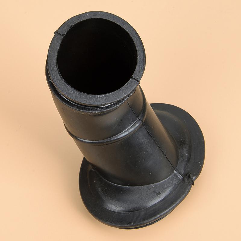 Motorcycle Black Rubber Air Filter Connector Adapter With Spring Clamp Fit For CG125 Accessories