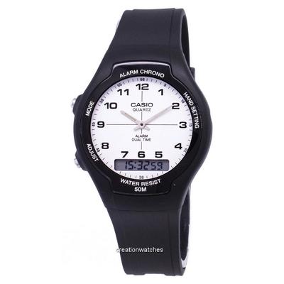 Analog Digital Dual Time AW-90H-7BVDF AW90H-7BVDF Pánské hodinky