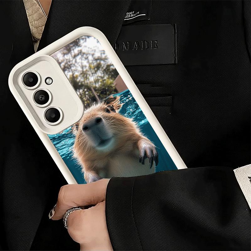 Phone Case for Samsung Galaxy A17 A16 A15 A14 A13 Animal Capybara Cute A56 A36 A26 A55 A35 A25 A54 A34 A24 A53 A33 A23 A07 A06