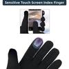 Five Finger Full Finger Mittens Warm Cycling Gloves Gift Thin Fleece Gloves  Winter