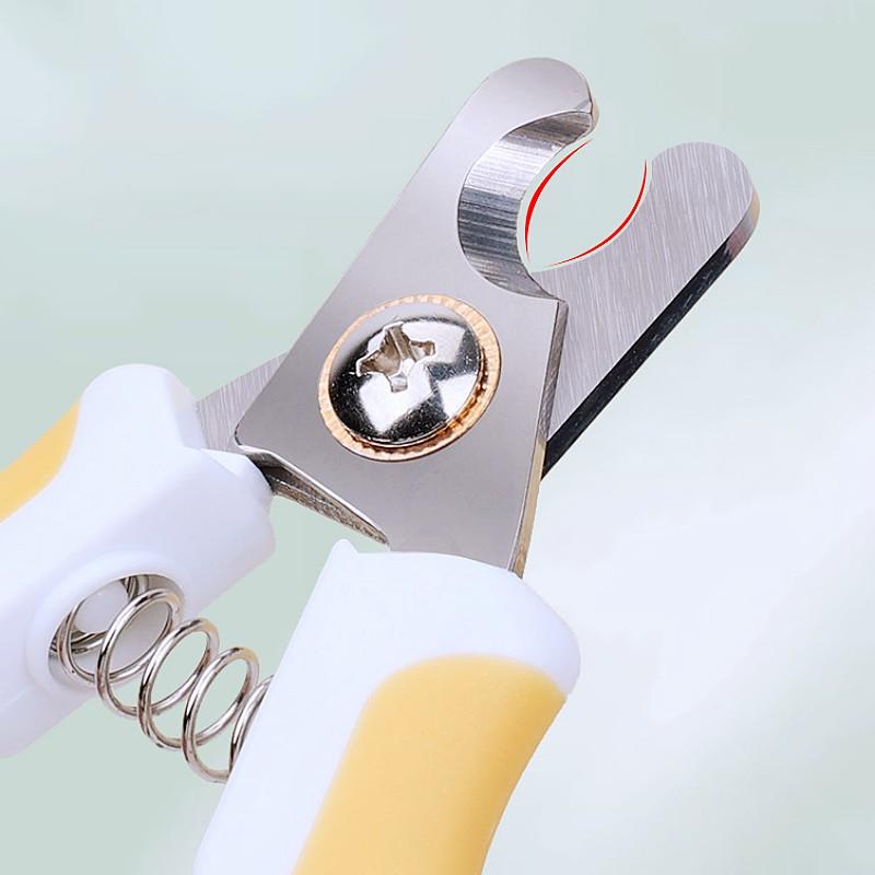 Pet Nail Clippers Dog Nail Grinder Pet Grooming Stainless Steel Nailclippers for Dog Paw Cleaning No Hurt Dogs Nailclippers