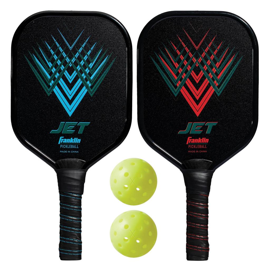 Franklin Jet Pickleball Paddle and Ball Set Set (Pack of 2)