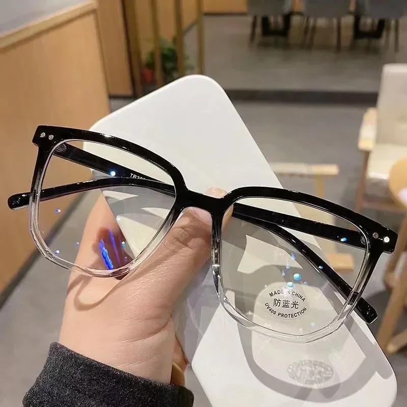 Vinage Anti Blue Light Glasses Men Computer Women Eyeglass Fashion Optical Plain Frame Spectacles Transparent Blocking Glasses