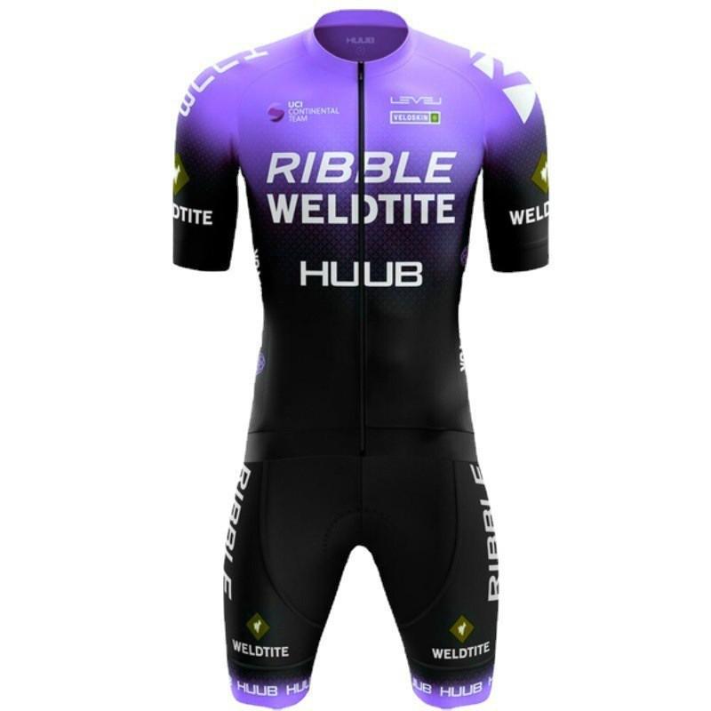 One-piece Cycling Suit Triathlon Men Women Breathable Elastic Lycra