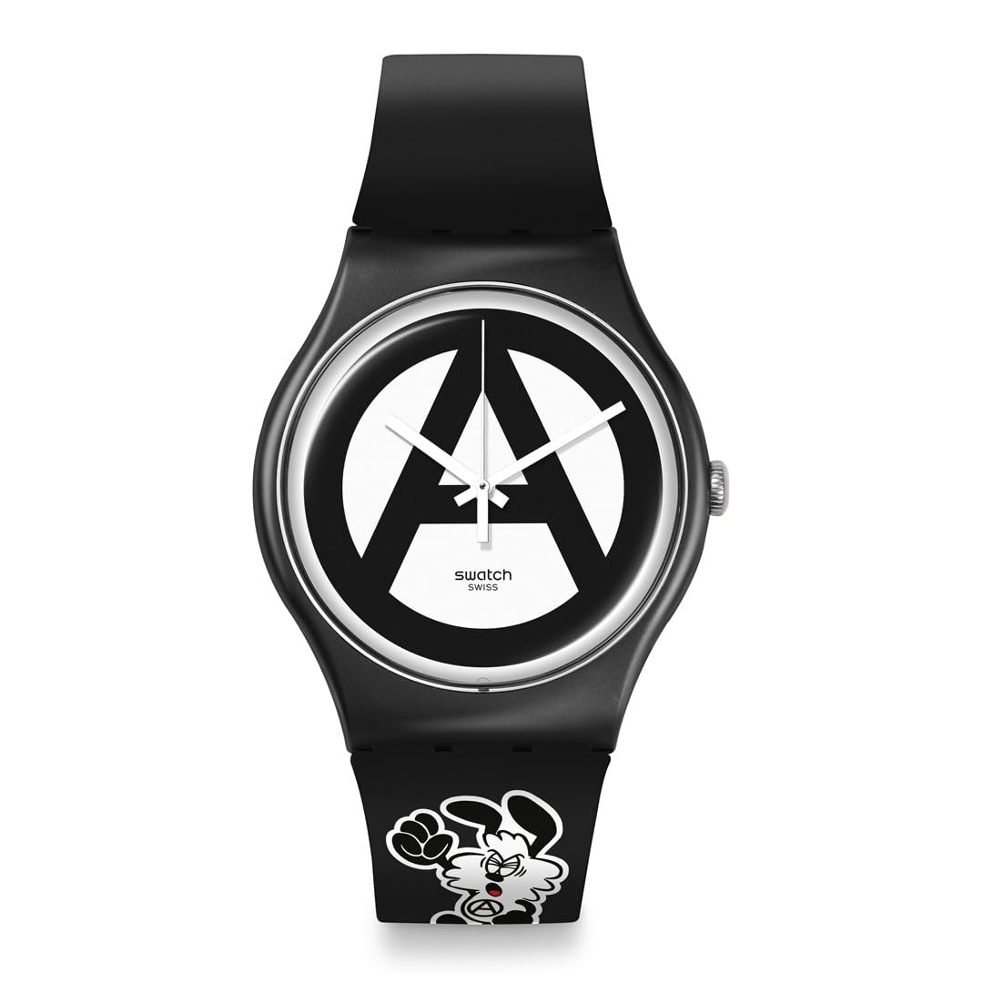 

Swatch VICK BY VERDY SO29Z138 Wristwatch, Black