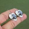 Schungit Ohrring 925 Sterling Silber Ohrringe Einzigartiger Schmuck Handgefertigter Edelstein Ohrring Echter Schungit Schmuck Damen Ohrring Geschenke Für Ehefrau