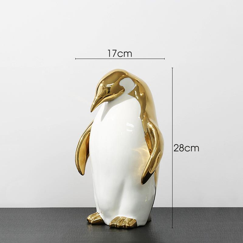 Simple Electroplating Cute Panda Decoration Living Room Desktop Light Luxury Home Decoration Wine Cabinet Office Ceramic Crafts