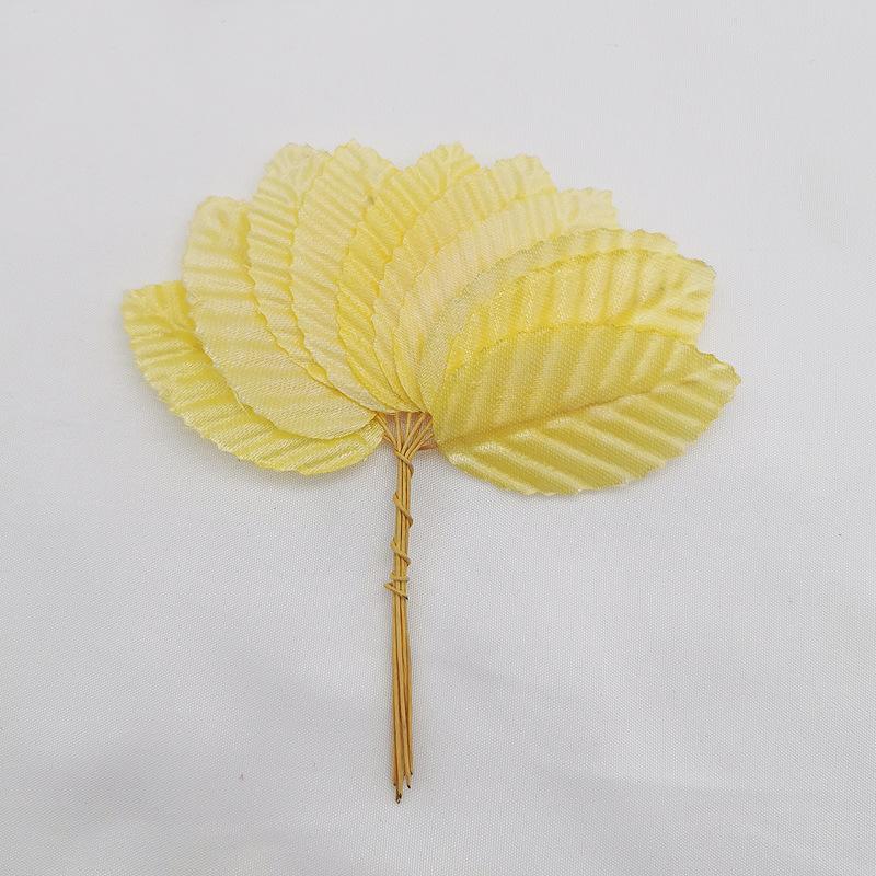 Artificial Rose Leaves Silk Leaf Fake Foliage DIY Flower Wreaths Craft Scrapbooking Gift Wedding Decoration Party Supplies