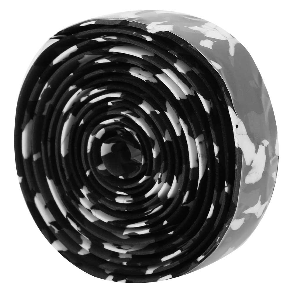 Anti Skid Mountain Bike Handlebar Tapes Bicycle Cycling Handle Bar Wrap (black&white Camo)