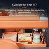 Suitable for BYD Ti 7 Central Control Storage Box Silicone Pad for Car Interior Accessories