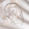 European & American High-End Gold Wire Multi-Layer Bracelet Necklace.