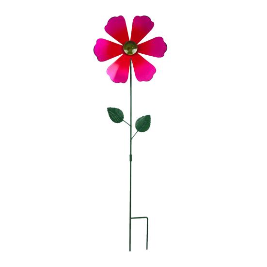 

Wind Spinner for Outdoor Colorful Metal Flower Windmill Decorative Floral Pinwheels Garden Stake for Yard Patio Lawn Garden Decor Size#34