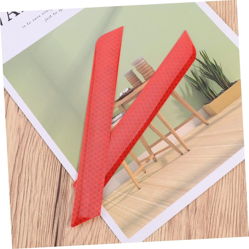 TOKIDNY Pair Car Bumper Sticker Car Sticker Car Sticker Warning Sticker Auto Bumper Reflective