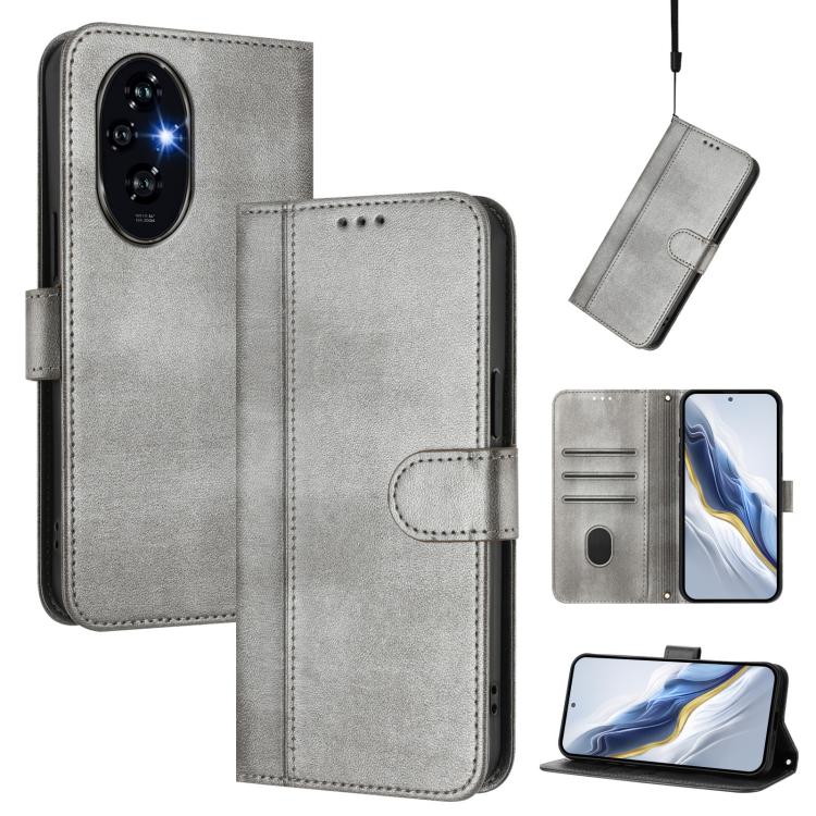 Linien-Spleißschnalle Retro Leder Handyhülle