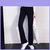 Womens High Waist Micro Flare Pants With Polyester Fabric For Casual Office Wear