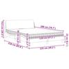 VidaXL Lit avec matelas noir et blanc 120x200 cm similicuir 3208382