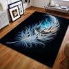 Koberec s potiskem Svět peří pro ložnici, obývací pokoj, k posteli, k pohovce, podlahová rohož, moderní domácí dekorace, koberec do hracího prostoru, velký rozměr
