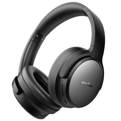 Căști wireless EarFun Tune Pro Gold 2025, Bluetooth, cu dublă funcție AUX și anulare a zgomotului prin cablu, până la 120 de ore de redare continuă a sunetului înalt.