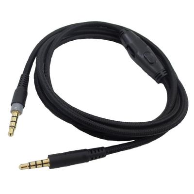 1.5m 3.5mm Cable For HyperX Cloud Alpha/-HyperX Cloud/Cloud Core Flight Headphone Cable Sound Control Headphone Cable