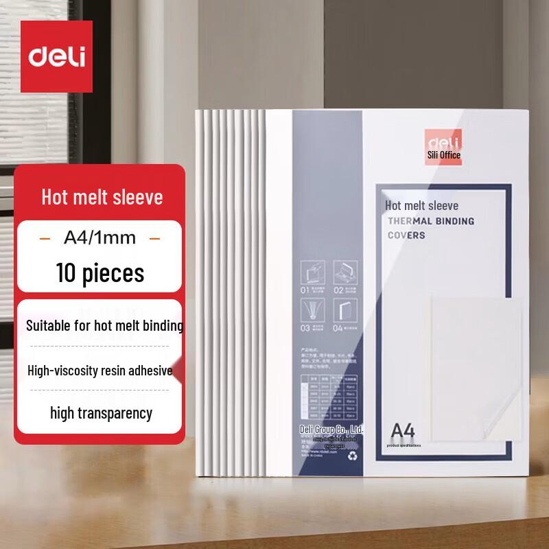 Deli A4 Thermal Binding Covers CN plug (adapter included)
