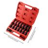 9 Pieces Thin Wall Lug Nut Socket Set Extra-Long Tool 6-Point for Garage, DIYers