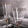 Elegant Gold-Rimmed Wine and Champagne Glasses for Dining and Decor