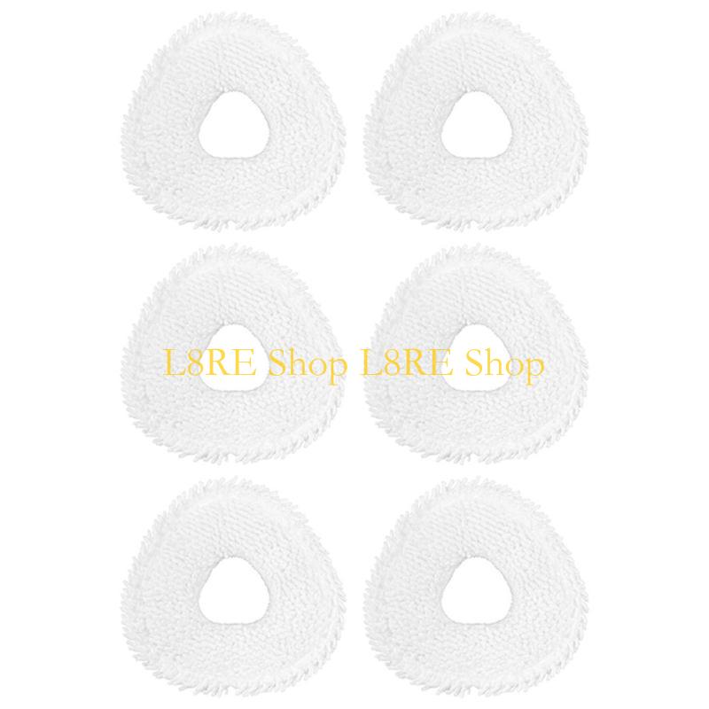 L8RE 2Pcs/4Pcs/6Pcs Vacuum Mop Replacement Pads Reusable Mopping Pads Suitable for Cloud Whale NARWAL J3 Sweeping Robot