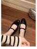 Grape Mother Sparkling Sequined Cool Slippers Children Thick Heel Single Shoes 2025 Spring Women's Fashion Huizhou Women's Shoes Muller Shoes