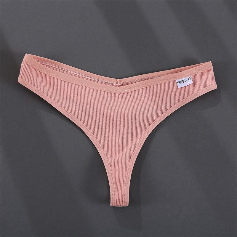 Women's Panty Cotton Thong Underwear Sexy V Waist Briefs Girls Low-Rise Soft Panty Women Underpants Female Lingerie New